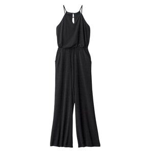41 Hawthorn Lowrey Halter Neckline Knit Jumpsuit - Black - Size LP